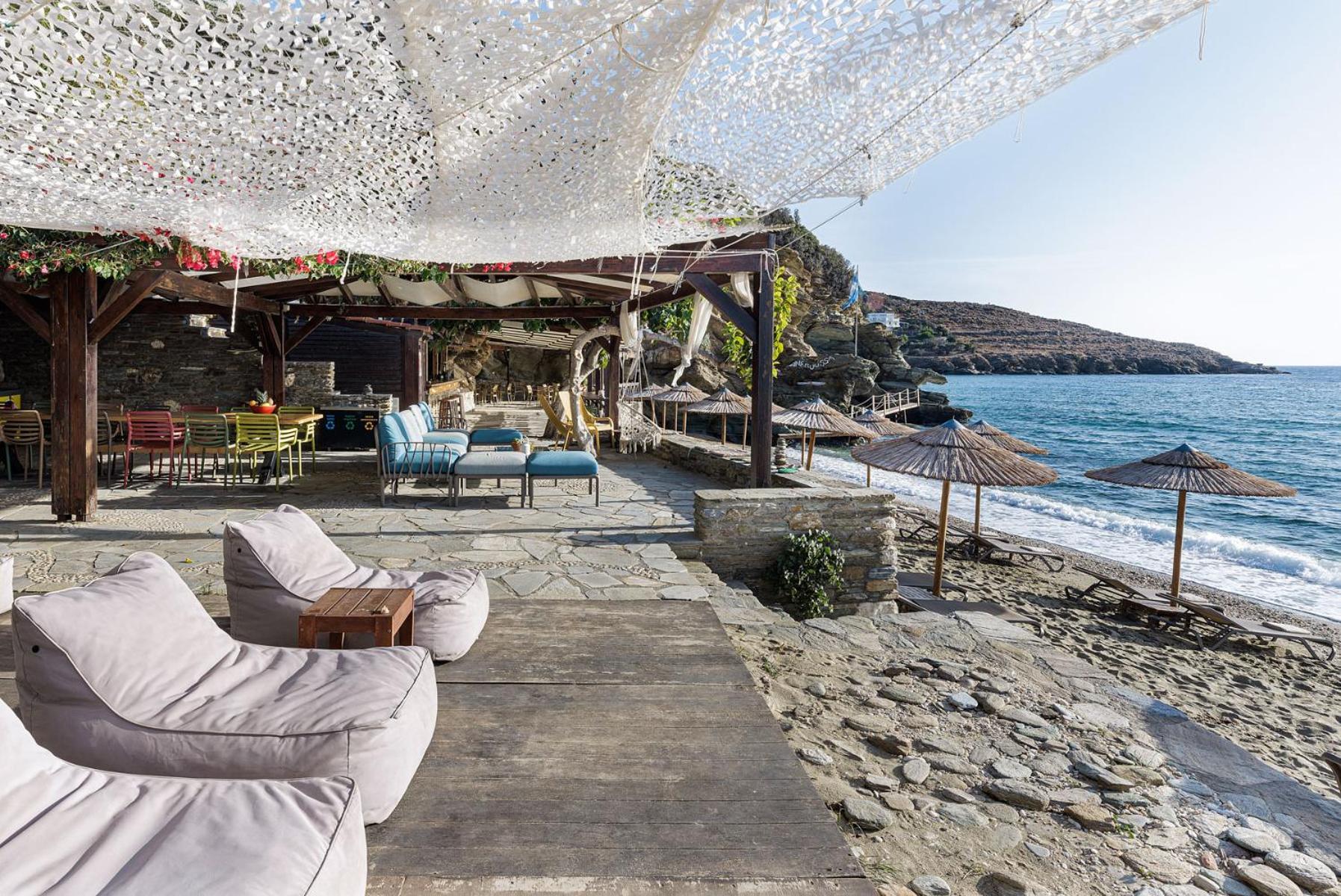 Aneroussa Beach Hotel Баци Екстериор снимка